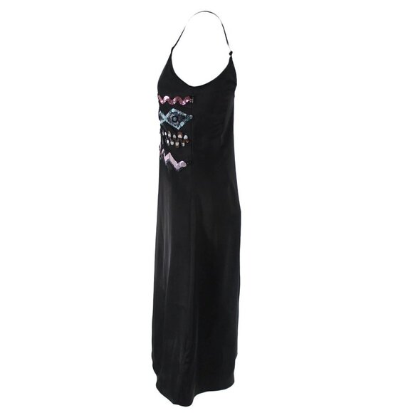 Coach 1941 Zigzag Embellished Midi Slip Dress 2 - Picture 3 of 7